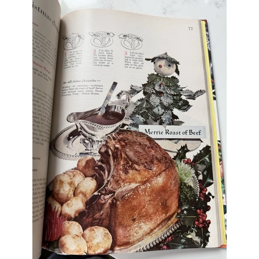 Vintage 1968 Better Homes and Garden Holiday Cookbook. Special Occasions